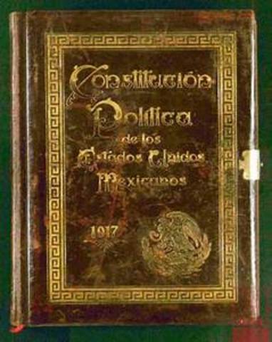 Promulgación de la Constitucion de 1917