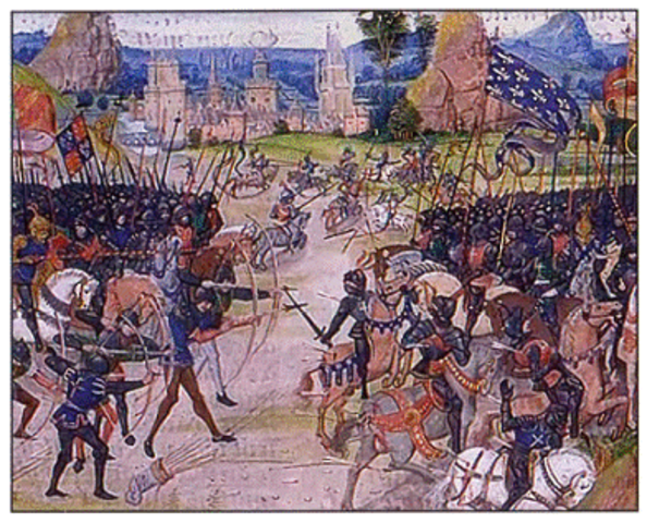 Inizia guerra diei  cent'anni