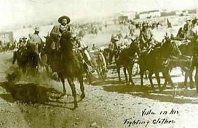 Villa invade Colombus, Nuevo Mexico