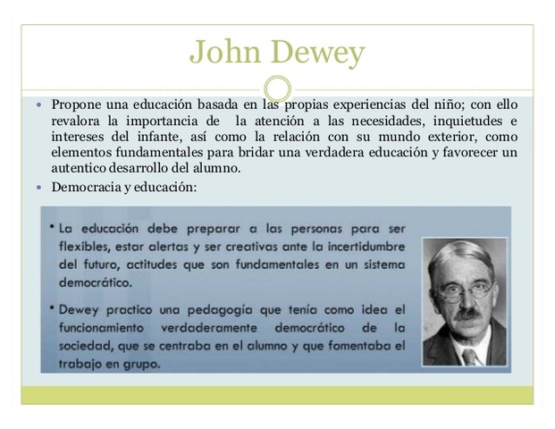 JOHN DEWEY 1859 - 1952