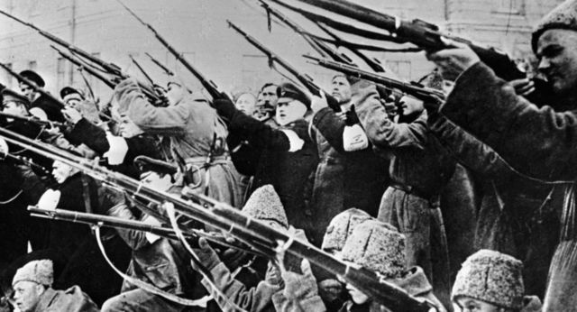 Represión contra las huelgas en Petrogrado