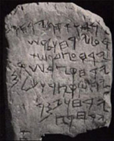 Linguagem Escrita: do pictograma à escrita alfabética.