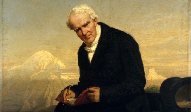 Humboldt estuvo en paris y pasó su tiempo escribiendo 30 volúmenes de sus diferentes estudios de campo