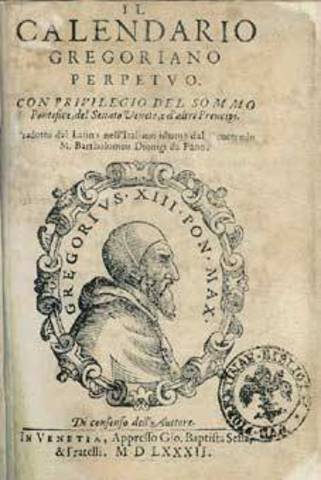 CALENDÁRIO GREGORIANO