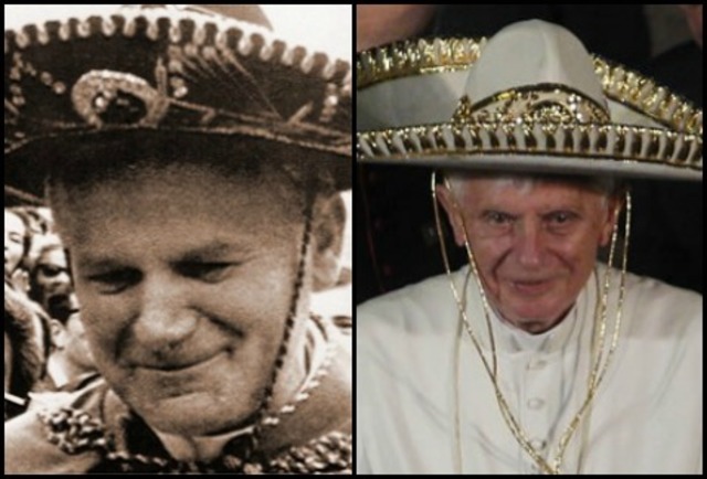 Visita de el Papa Juan Pablo II  a México. (Cultural)