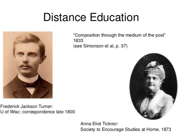 Fundação da primeira escola EAD, 1856
