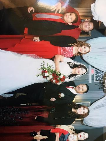 celebrando un evento familiar