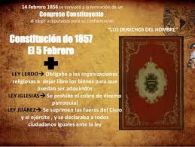 Constitución Política de la República Mexicana 1857