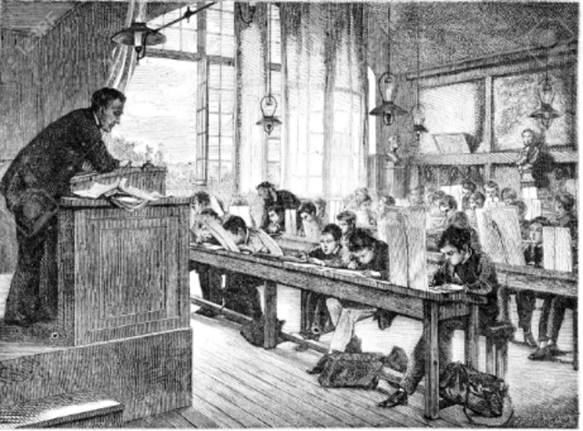 Alexander y su hermano reciben clases de física y filosofía por primera vez.