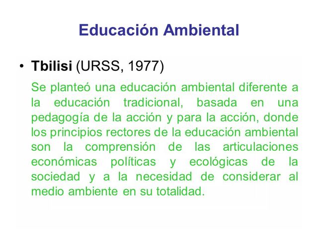 Declaración de Tbilisi