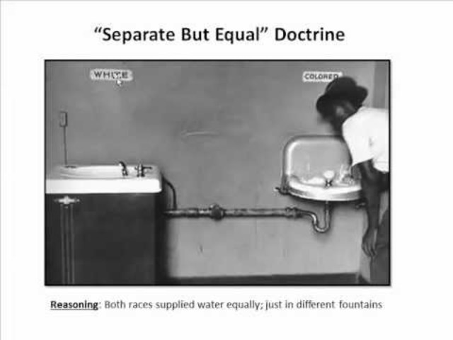Plessy V. Ferguson (Separate but Equal)