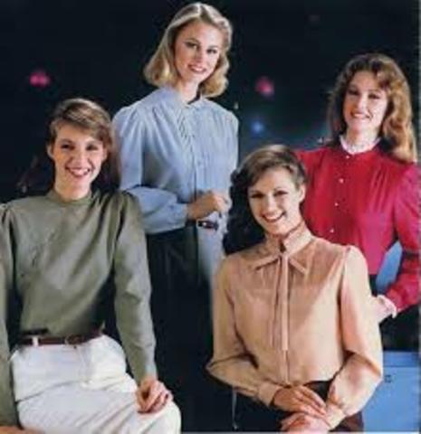 Women would make their hair really big Jelly shoes were in    There were a lot of browns and tans