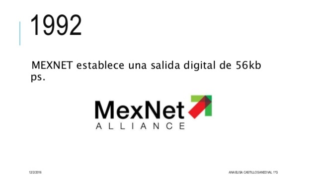Universidades conectadas en Mexico MEXNET
