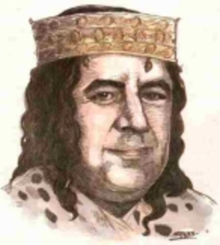 El rey visigodo Leovigildo expulsa a los funcionarios romanos