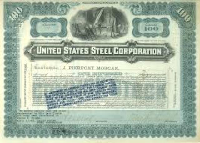 J.P. Morgan forms U.S. Steel