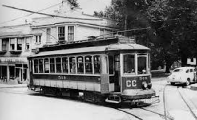 First Electric Trolley