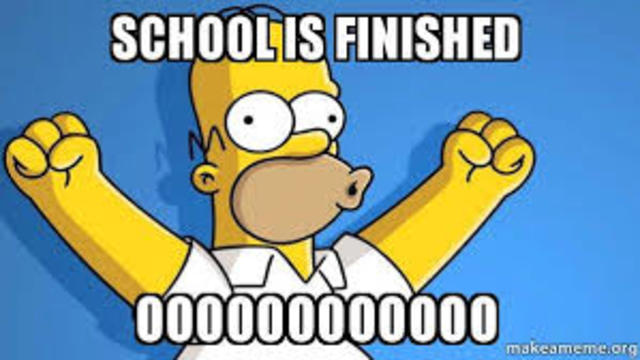 Finished school