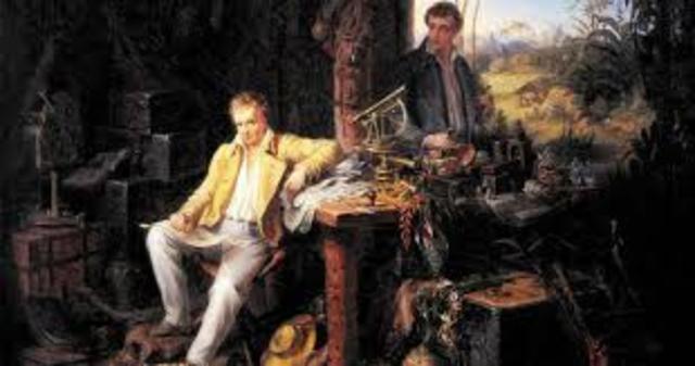 Hace su primer viaje hasta Holanda en la primavera de 1790 y empieza a soñar en conocer otros continentes.