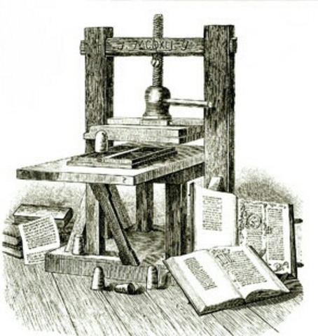 Invenção da prensa móvel
