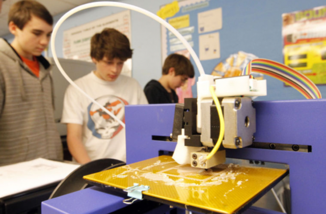 Impressoras 3D na sala de aula