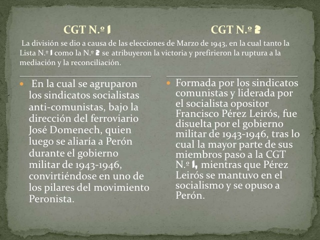 1943 Division de la CGT