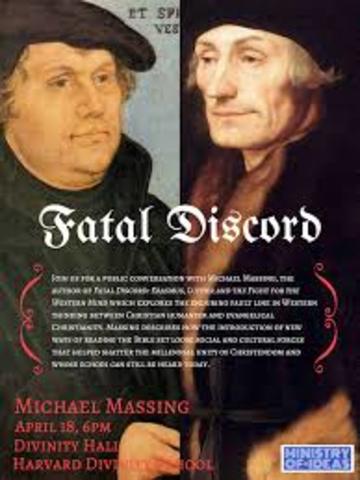 Erasmus spread the idea of "humanism"