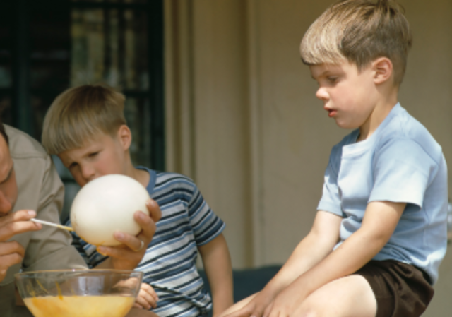 George and Kay had two children.