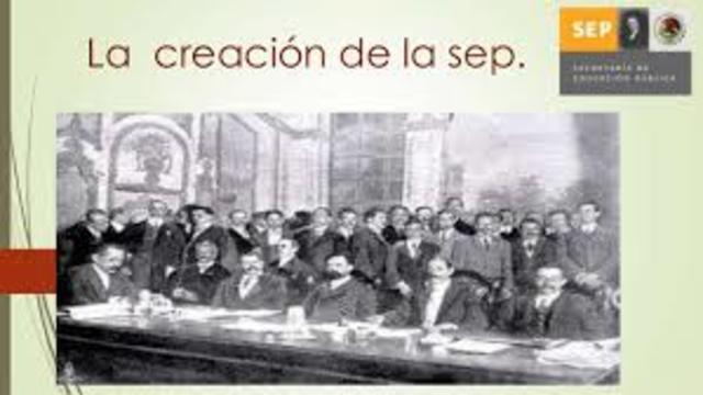 Creación de la Secretaria de Educación Pública