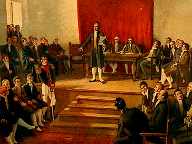 la primera junta nacional