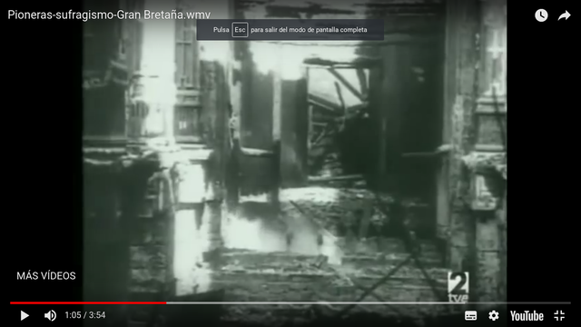 ACTOS VIOLENTOS DE LAS SUFRAGISTAS