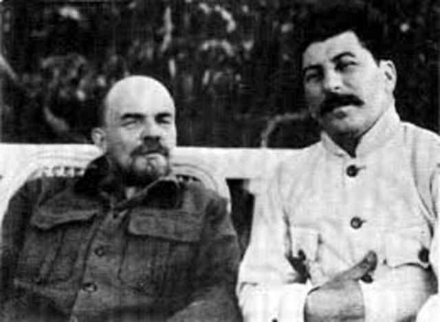 Muerte de Lenin y dictadura estalinista