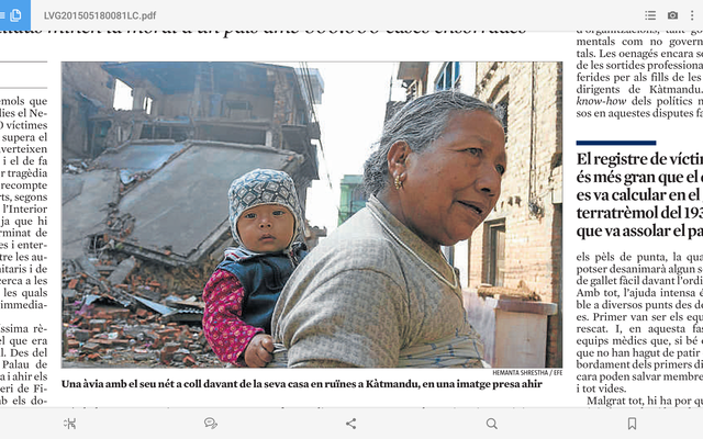 EL RECOMPTE DELS DOS TERRATRÈMOLS DE NEPAL SUMA JA 8.500 MORTS