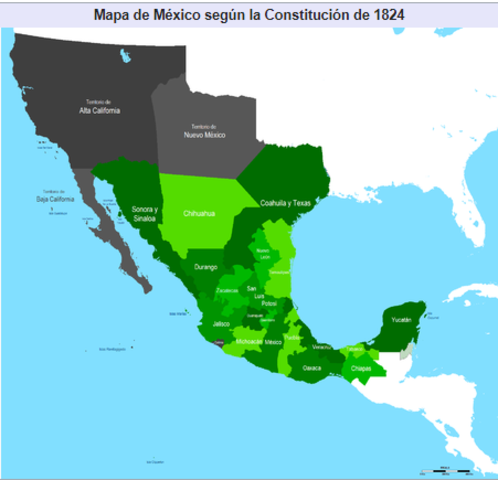 Constitución Federal de los Estados Unidos Mexicanos 1824