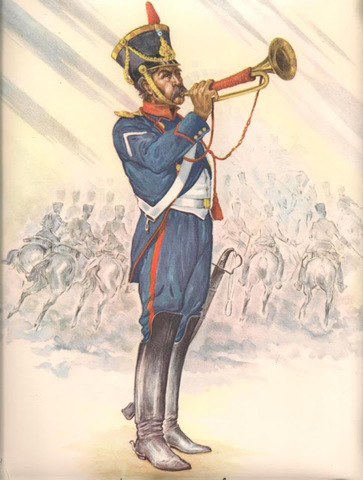 Inicio de la vida militar