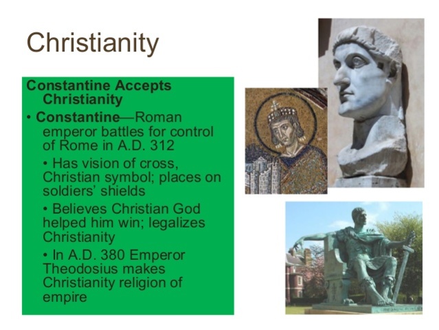 Constantine Accepts Christianity