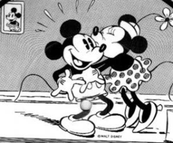 Mickey and Minnie Mouse