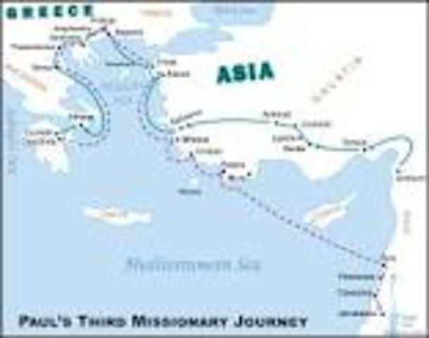 Pauls third missionary journey