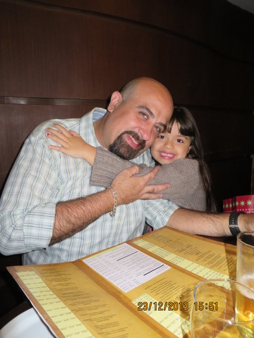 Con mi padrino en Venezuela