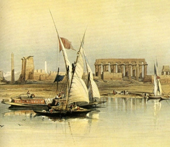 El primer viaje en barco por placer