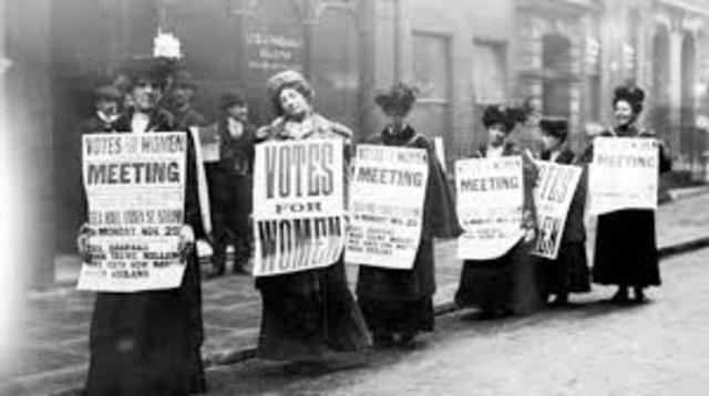 Factor importante en la historia del derecho al voto femenino.