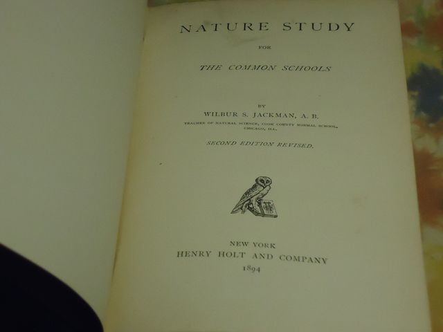 Wilbur Jackman escribe su obra "Estudio de la Historia Natural para las Escuelas Públicas".
