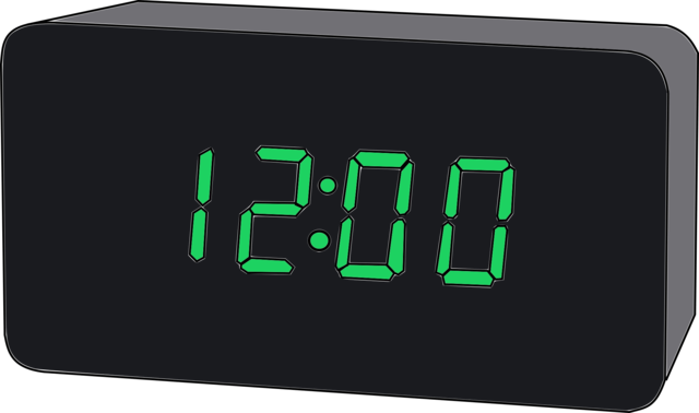 Reloj despertador moderno