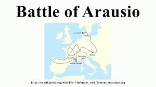 The Battle of Arausio