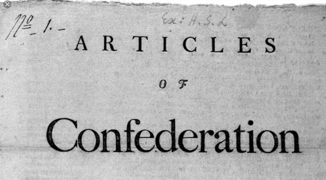 Articles of confederation adopted