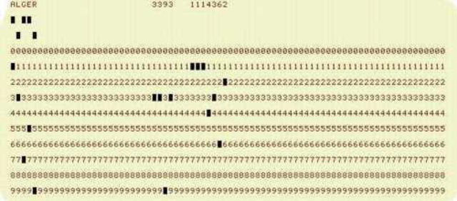 LA PRIMERA TARJETA PERFORADA