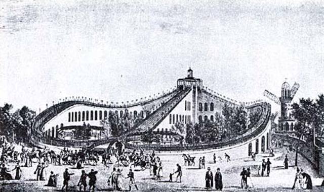 The first complete roller coaster