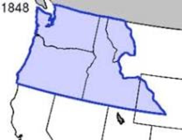 Oregon Territory is Settled