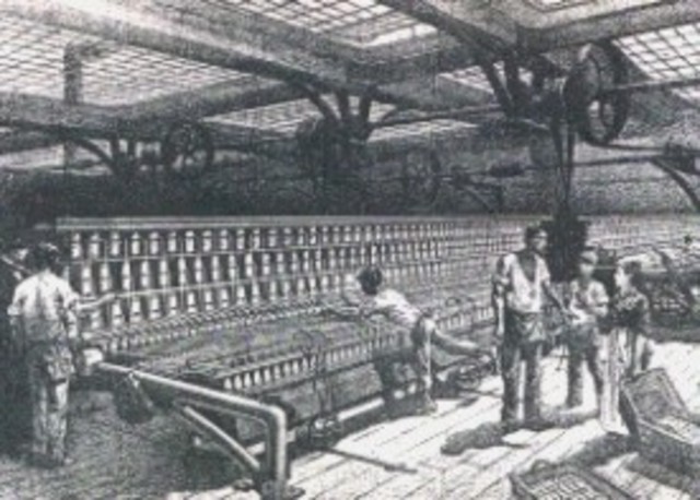 Se desarrollaron maquinarias e industrias de hierro