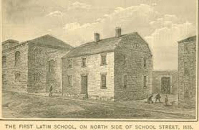 Boston Latin School founded