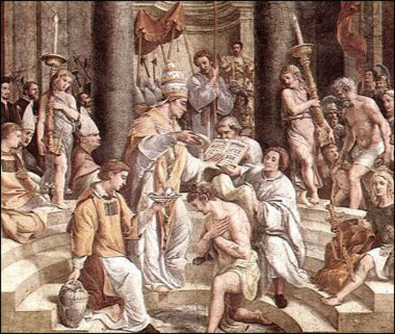 Christianity becomes a legal religion within the Roman Empire